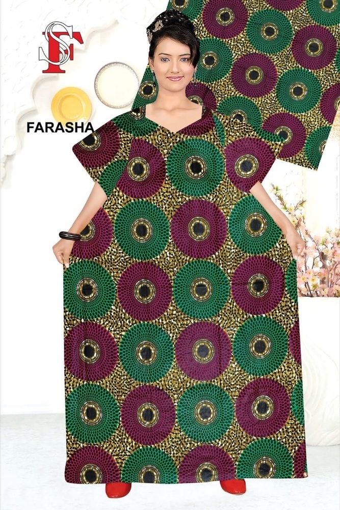 Full Sleeve Dress Farasha Style Abaya Modest Length: 60 Inch (In)