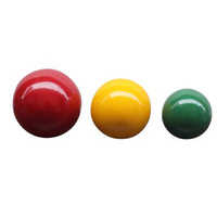Shot Put - Cast Iron, 90-129 Mm Dimensions | Multicolor, Weather Resistant, Symmetrically Balanced