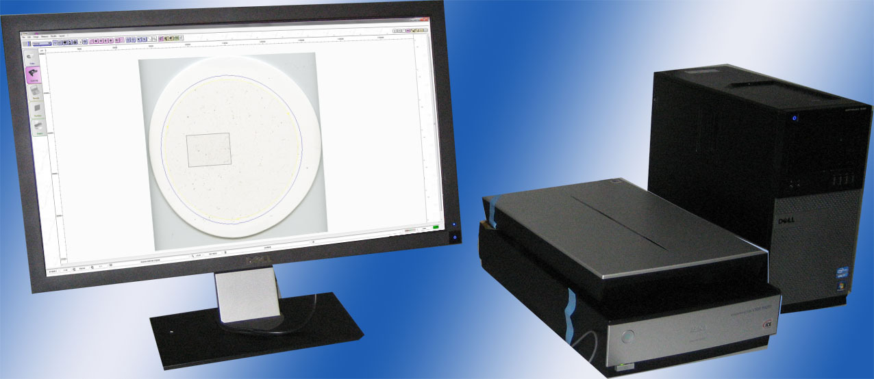 FILTREX Microscopic particle analyzer with Millipore contamination residue measuring kit