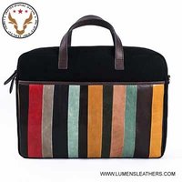 Black Leather Canvas Bags