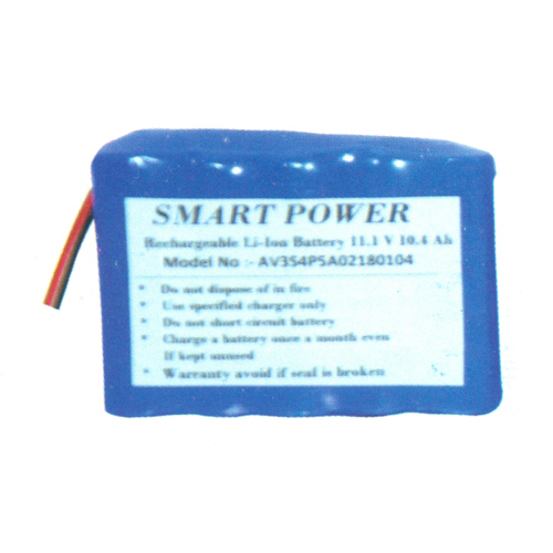 11.1 Volt 5.2Ah Li ion Battery Pack