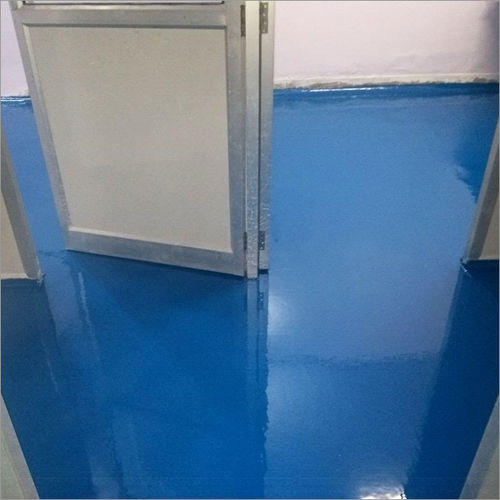 blue epoxy floor coating