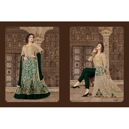Heavy Net Butterfly Chain Embroidery Suit
