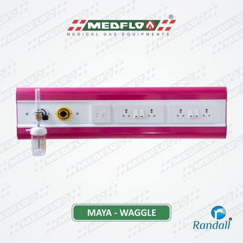 Bed Head Panel Radius - Color: Pink & White