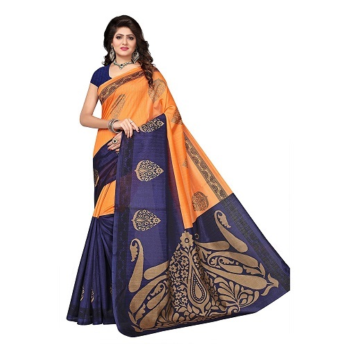 Bhagalpuri Silk Printed Sarees