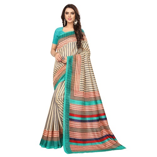 Bhagalpuri Silk Printed Saree