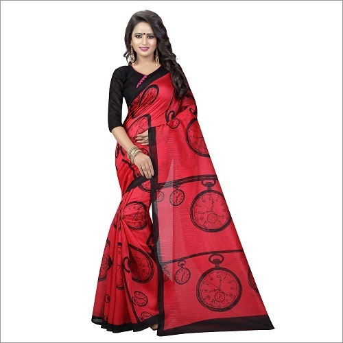 Bhagalpuri Printed Silk saree