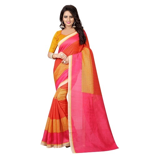 Bhagalpuri Printed Silk saree
