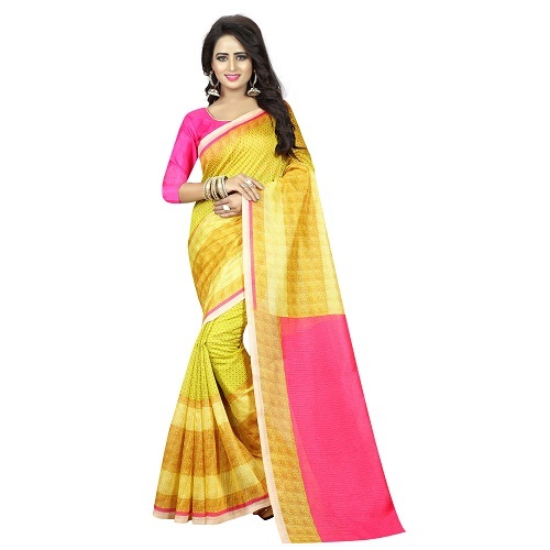 Bhagalpuri Printed Silk saree