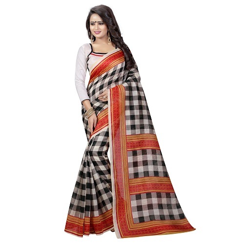 Bhagalpuri Printed Silk saree