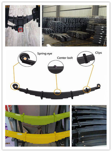 Black/Yello/ Red/Or Be Required Trailer Leaf Spring Assembly For Truck Suspension