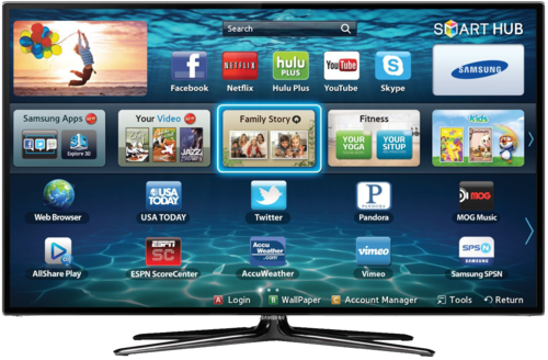 Black 32" Smart Led Tv