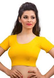 Yellow Stretchable Blouse