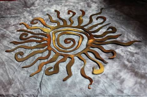 Gold Brass Wall Art