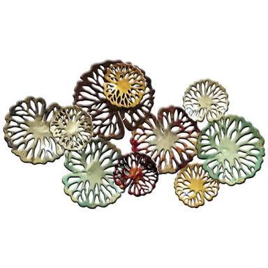 Multi Colour Iron Jalli Wall Art