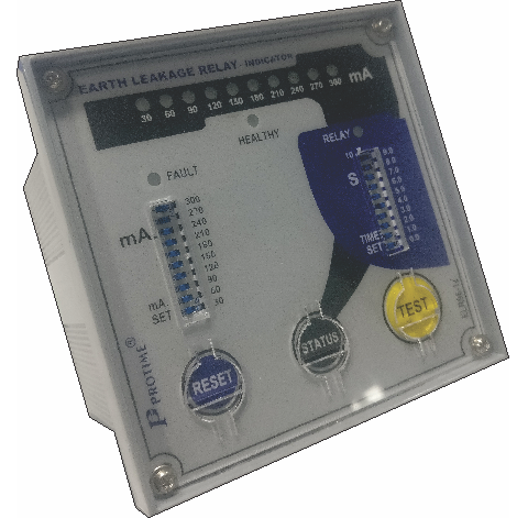 Earth Leakage Relays Elr96-1/I A:30Ma-300Ma - Contact Load: Low Power