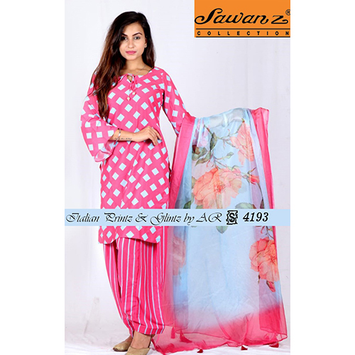 Digital Print Kurtis - Cotton, Kurti Length, Pink | Stylish Design, Soft Fabric, Comfortable Fit, Vibrant Print, Elegant Look, Three-Quarter Sleeves
