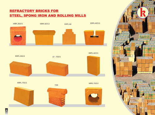 Refractory bricks for steel plant