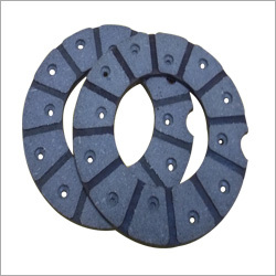 Tractor Round Brake Linings - Metal Construction, Black Color | Durable Material with Warranty