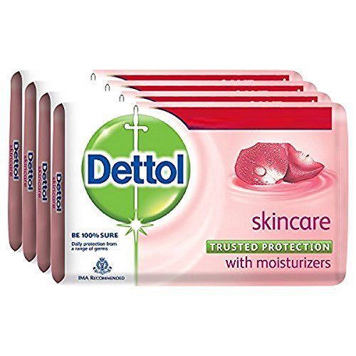Dettol Skincare Soap, 125g (Pack of 4