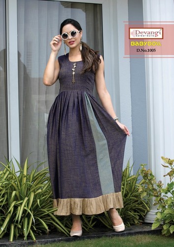 Multi Colour Ethnic Rayon Kurti
