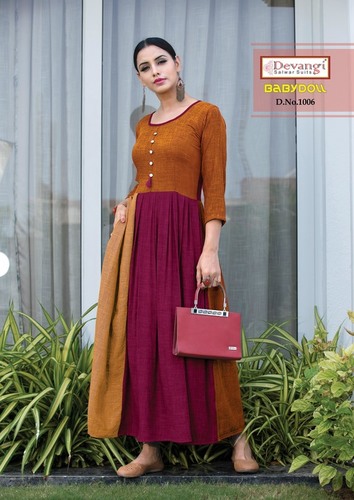 Multi Colour Long Kurti