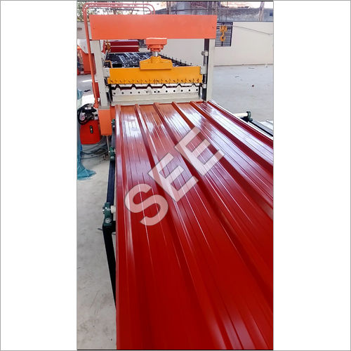 Floor Deck Roll Forming Machine - Color: Red