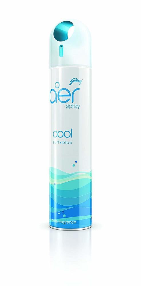 Godrej aer Home Air Freshener Spray - 270 ml (Cool Surf Blue)