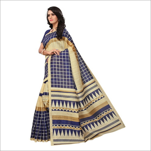 Pink Printed  Sarees