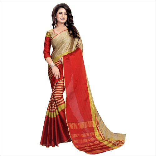 Multi- Colours Cotton Silk Sarees