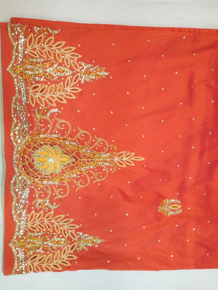 African George Fabric Pure Silk Hand Work For Wedding Nigerian Dress
