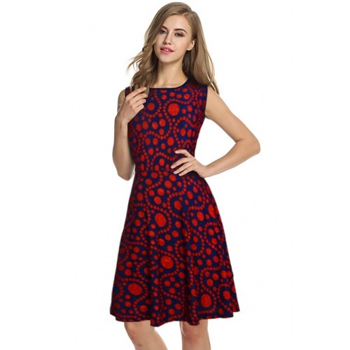 Casual Wear Printed One Piece Dress