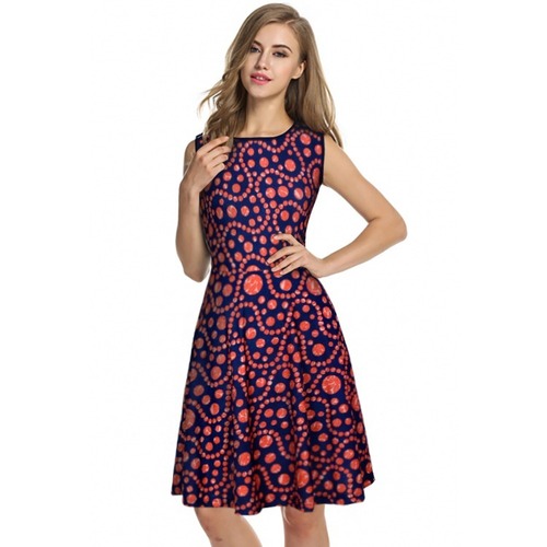 Casual Wear Printed One Piece Dress