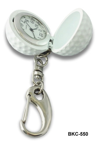 Golf Ball Key Chain with Clock Golf Ball Key Chain with Clock