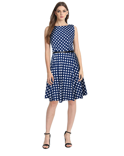 Crepe Party Wear Ladies One Piece Dress