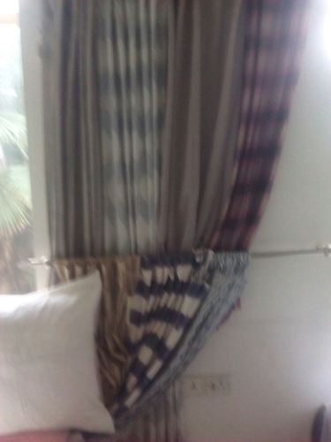 Embroidered Window Curtain