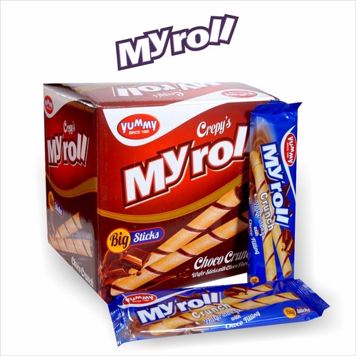 CREAM FILLED WAFER ROLLS