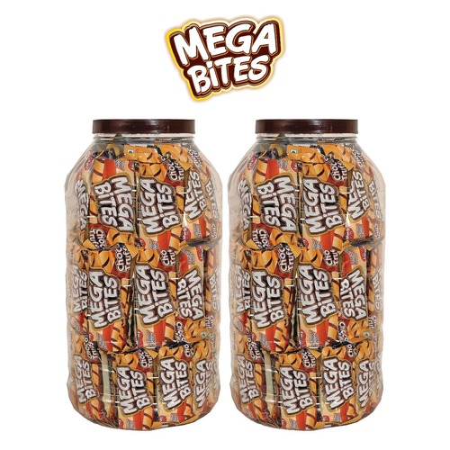 MEGA BITES JAR - CREAM FILLED WAFER ROLLS