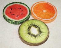 Fruit Shape Pillow - Color: Multicolor