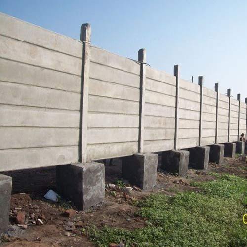 Grey Precast Boundry Wall