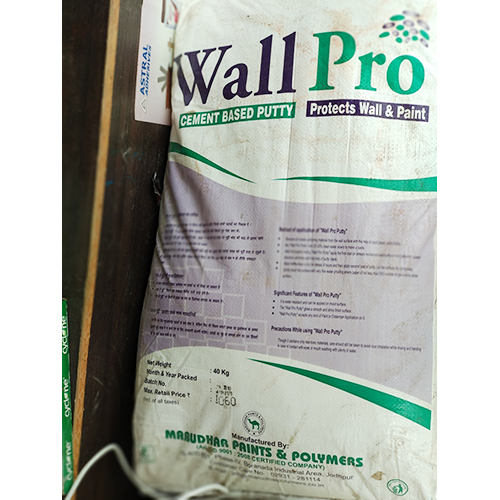 Wall Pro Cement Based Putty