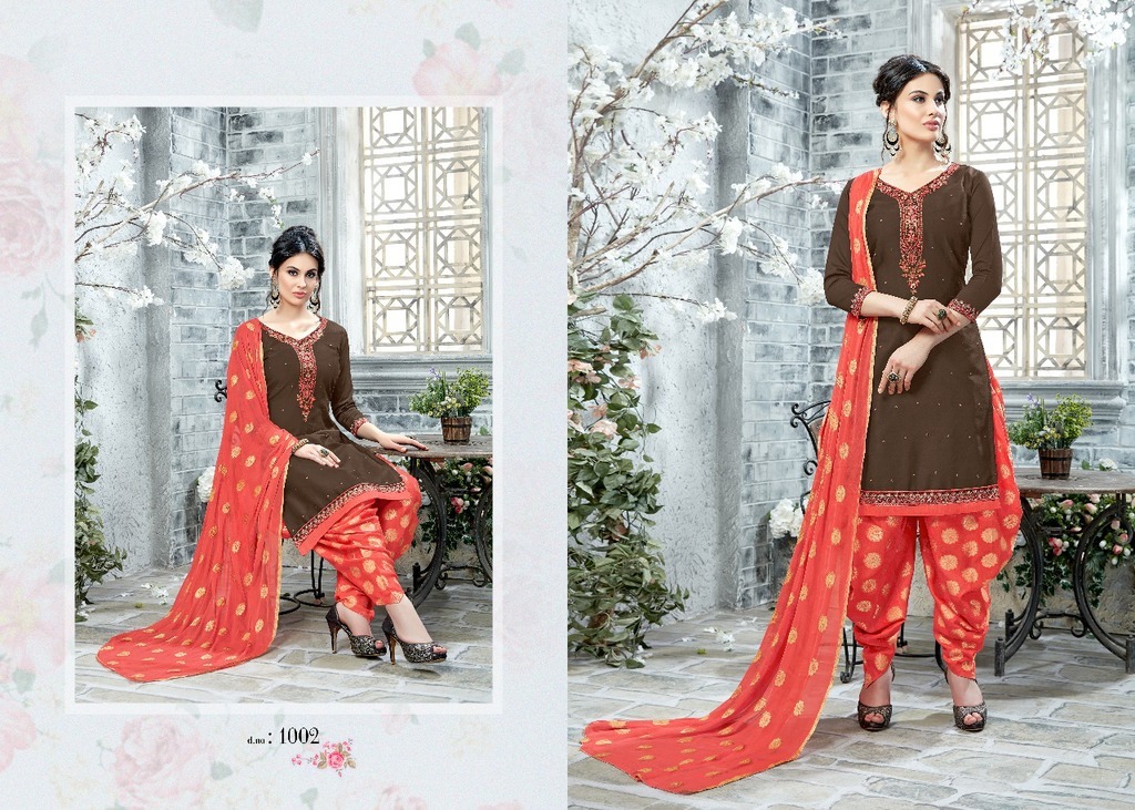 Latest Embroidery Patiala Suits
