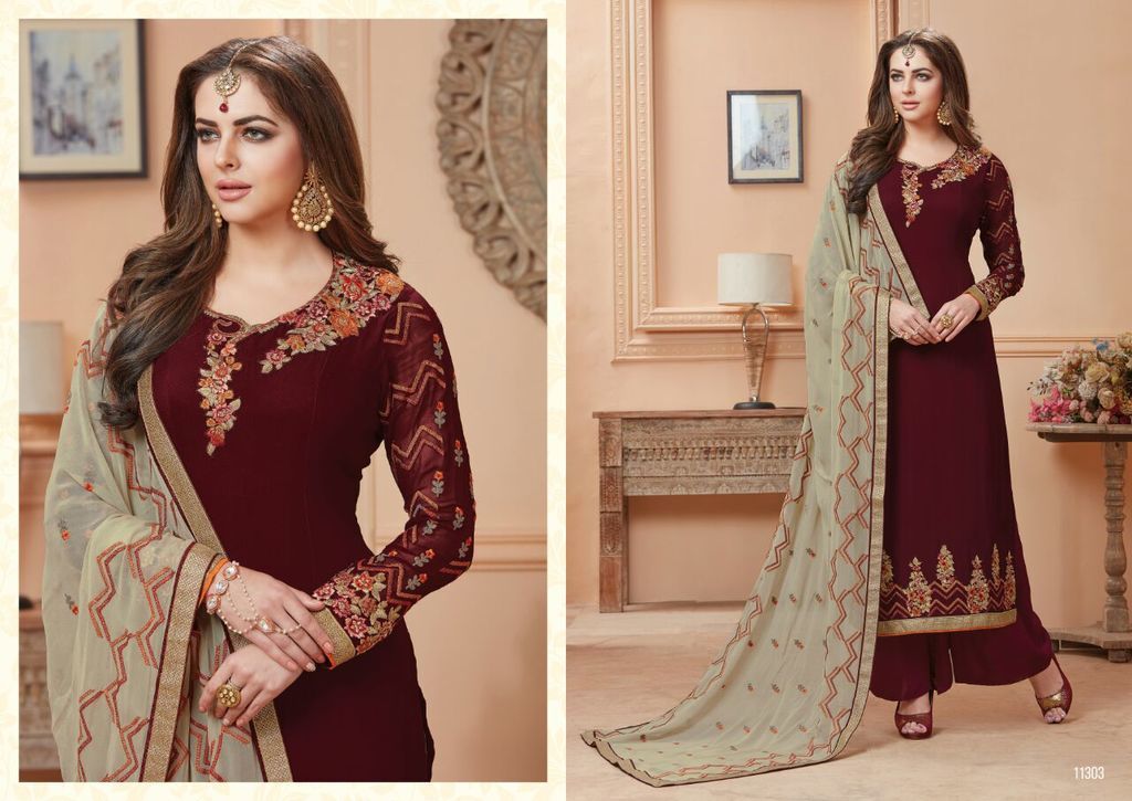 Latest Georgette Anarkali Salwar Suits