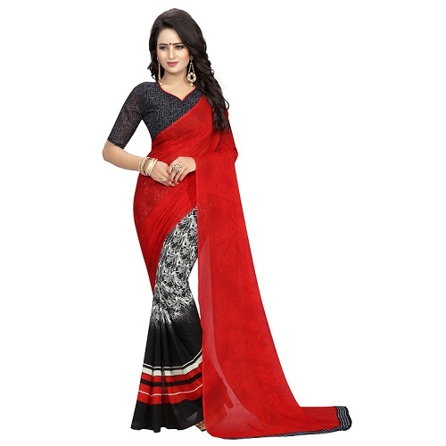 New Trendy Georgette Designer Saree