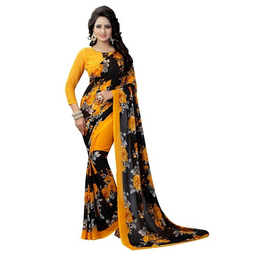 New Trendy Georgette Designer Saree