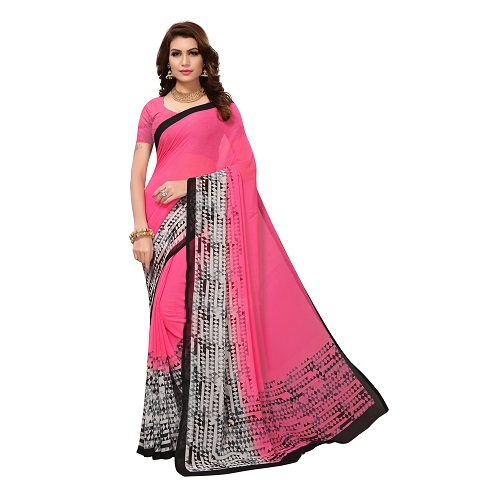 New Trendy Georgette Designer Saree
