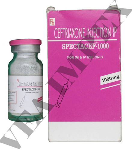 Spectacef 1000 Mg (Ceftriaxone Injection) Cas No: 104376-79-6