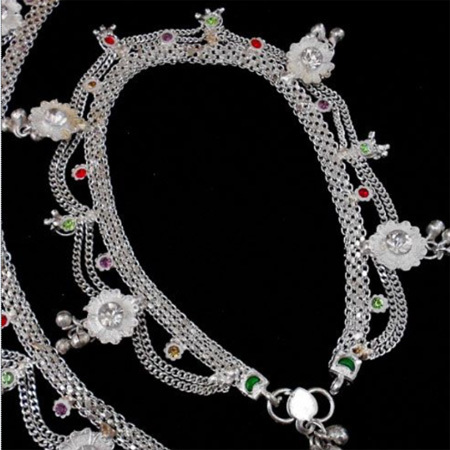 Silver Anklets