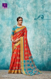 Designer Cotton Silk Sarees