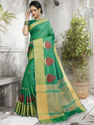 Green Saree
